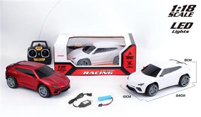 1:18兰博基尼SUV越野四通摇控车模 包锂电