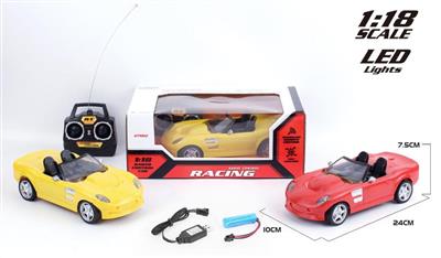 1:18道奇敞篷跑车四通遥控车 包锂电