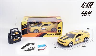 1:18科迈罗赛车 包锂电