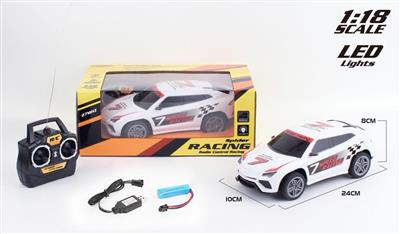 1:18兰博基尼SUV越野赛车模 包锂电