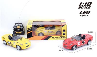 1:18道奇敞篷跑赛车 不包电