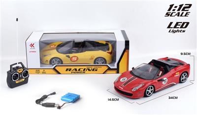 1:12 ferrari four remote control car power package