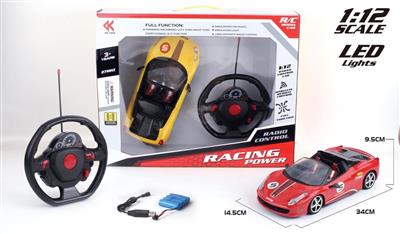 1:12 ferrari four remote control car power package