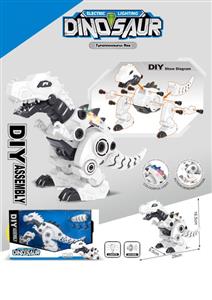 DIY assembled electric walking tyrannosaurus rex