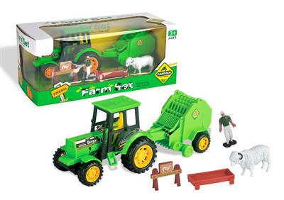 Inertial threshing farmer car set