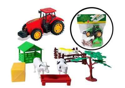 Farmer combination set / red and green 2 colors glide