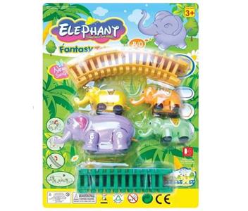 Electric track elephant