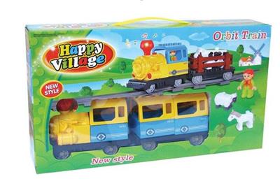 Electric music flash track train