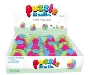 Puzzle blocks ball