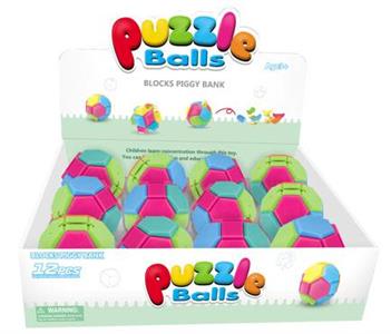 Puzzle blocks ball