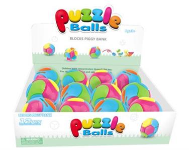 Puzzle blocks ball