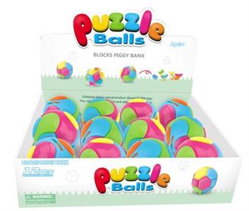 Puzzle blocks ball