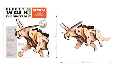 Electric wood disassembly-Triceratops