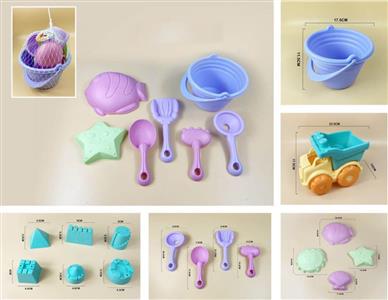 7 soft beach toys