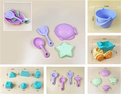 7 soft beach toys