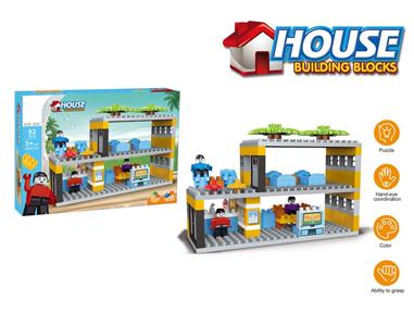 92pcs color box self-assembled building blocks