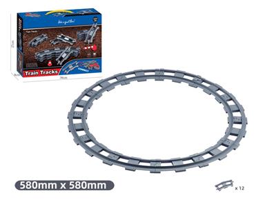 12 PCS Compatible with Lego Large Particle Puzzle Block Track