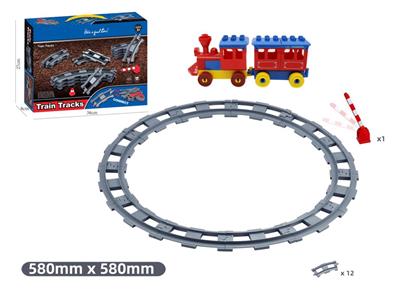33 PCS Compatible with Lego large particle puzzle blocks track
