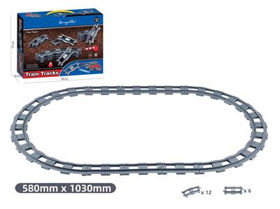 18 PCS Compatible with Lego Large Particle Puzzle Block Track