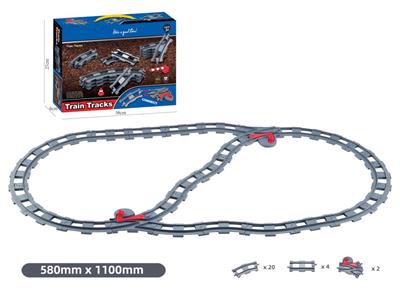 26 PCS Compatible with Lego Large Particle Puzzle Block Track
