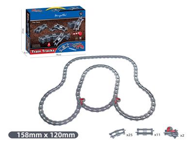38 PCS Compatible with Lego Large Particle Puzzle Block Track
