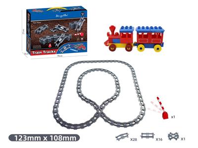 66 PCS Compatible with Lego Large Particle Puzzle Block Track