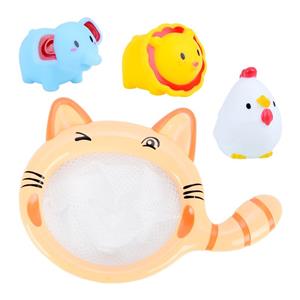 小猫捞鱼(狮、象、鸡)