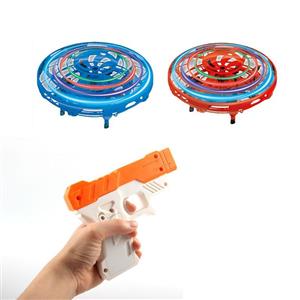 Infrared gun shooting sensor light flying saucer