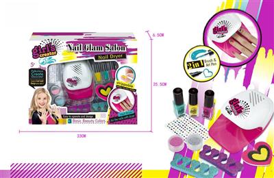 Electric hair dryer set (2*AA without electricity)