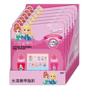 Shannidoli Water Soluble Nail Finger Color (6 pcs 1 display box)