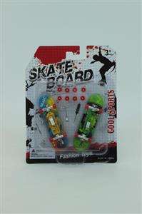 Finger skateboard with light (including battery)