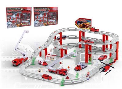 Electric city rail car alloy set (fire series)