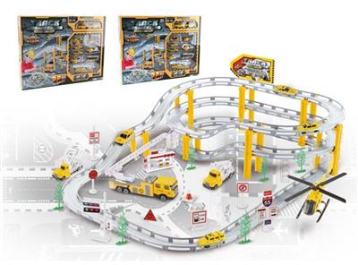 Electric City Rail Car Alloy Set (Engineering Series)