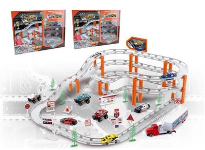Electric city rail car alloy set (racing series)