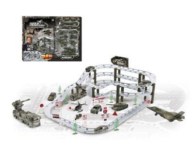 Electric City Rail Car Alloy Set (Military Series)