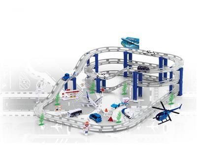 Electric city rail car alloy set (airport series)