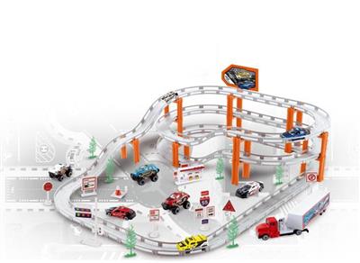 Electric city rail car alloy set (racing series)