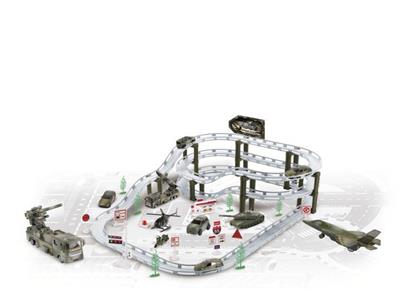 Electric City Rail Car Alloy Set (Military Series)