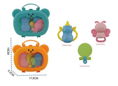 婴幼儿小熊收纳盒 3件套牙胶