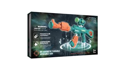 Magnetic gun cartoon version