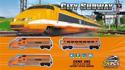 Electric light and music train (orange)