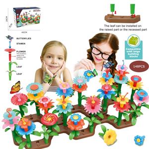 148 Pieces Assembled Flower DIY Garden