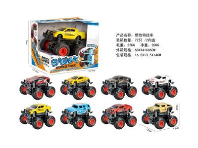 Inertial four-wheel drive off-road vehicle single pack