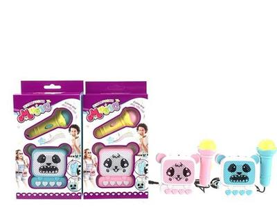 Cartoon music box microphone set (not including 3 AA)