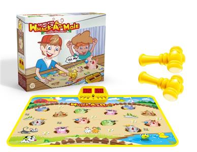 Playing the hamster game (two hammers)