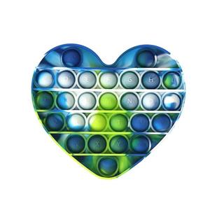 Buttons with letters (heart-shaped camouflage models)
