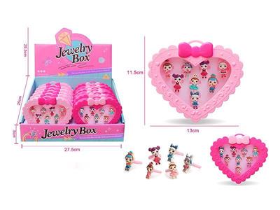 Girls' jewelry-surprise doll children's ring