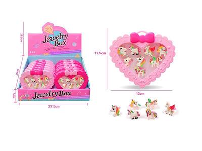 Girls' jewelry-unicorn pony ring