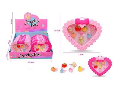 Girls jewelry-children's cartoon fruit ring