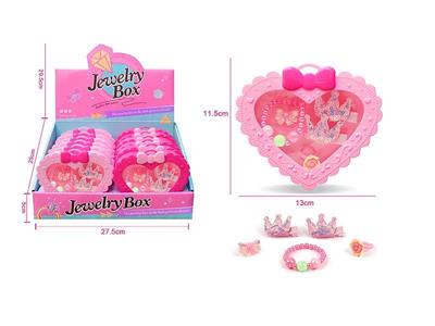 Girls jewelry-hairpin ring bracelet set